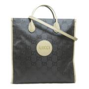 Gucci Vintage Pre-owned Canvas totevskor Black, Dam