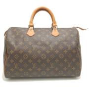 Louis Vuitton Vintage Pre-owned Canvas handvskor Brown, Dam