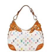 Louis Vuitton Vintage Pre-owned Canvas handvskor White, Dam