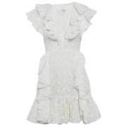 Giambattista Valli Pre-owned Pre-owned Silke klnningar White, Dam