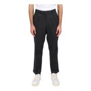 Paolo Pecora Denim Veckade Byxor Black, Herr