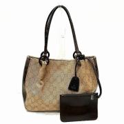 Gucci Vintage Pre-owned Canvas totevskor Brown, Dam