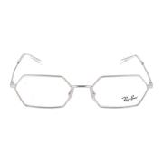 Ray-Ban Fyrkantig ram glasögon RX 6528 Gray, Unisex