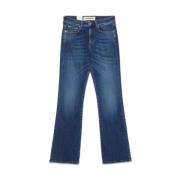 Roy Roger's Boot Cut Stone Washed Denim Jeans Blue, Dam