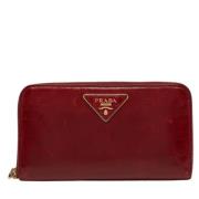 Prada Vintage Pre-owned Laeder plnbcker Red, Dam