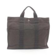 Hermès Vintage Pre-owned Canvas totevskor Gray, Unisex