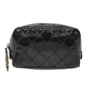 Chanel Vintage Pre-owned Laeder kuvertvskor Black, Dam