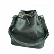 Louis Vuitton Vintage Pre-owned Tyg axelremsvskor Black, Dam