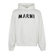 Marni Casual Sweatshirt för vardagsbruk White, Herr