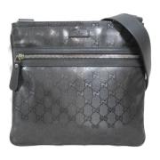 Gucci Vintage Pre-owned Canvas axelremsvskor Black, Dam