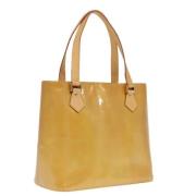 Louis Vuitton Vintage Pre-owned Laeder totevskor Beige, Dam