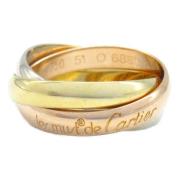 Cartier Vintage Pre-owned Metall ringar Yellow, Dam