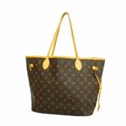 Louis Vuitton Vintage Pre-owned Tyg axelremsvskor Brown, Dam