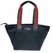 Gucci Vintage Pre-owned Canvas gucci-vskor Black, Dam