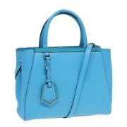 Fendi Vintage Pre-owned Laeder handvskor Blue, Dam