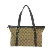 Gucci Vintage Pre-owned Canvas totevskor Brown, Dam