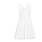 Alaïa Vit Bomull Mini Klänning Elegant Stil White, Dam