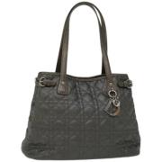 Dior Vintage Pre-owned Belagd canvas dior-vskor Gray, Dam