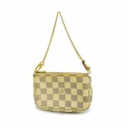 Louis Vuitton Vintage Pre-owned Tyg kuvertvskor White, Dam