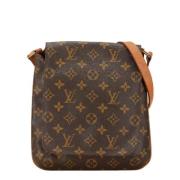 Louis Vuitton Vintage Pre-owned Canvas louis-vuitton-vskor Brown, Dam