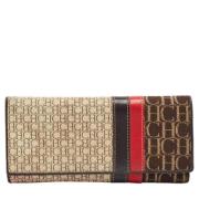 Carolina Herrera Pre-owned Pre-owned Canvas plnbcker Multicolor, Dam