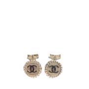 Chanel Vintage Pre-owned Metall chanel-smycken Yellow, Dam