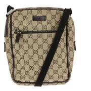 Gucci Vintage Pre-owned Canvas gucci-vskor Beige, Dam