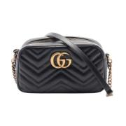 Gucci Vintage Pre-owned Laeder axelremsvskor Black, Dam