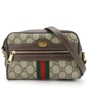 Gucci Vintage Pre-owned Canvas gucci-vskor Brown, Dam