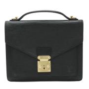 Louis Vuitton Vintage Pre-owned Laeder handvskor Black, Dam