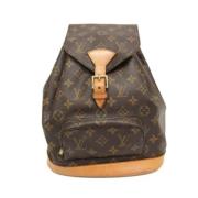 Louis Vuitton Vintage Pre-owned Tyg axelremsvskor Brown, Dam