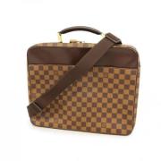 Louis Vuitton Vintage Pre-owned Tyg handvskor Brown, Dam