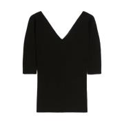 Max Mara Weekend Svarta Oceano Sweaters Black, Dam