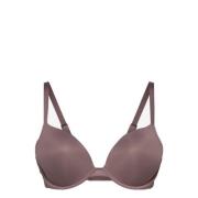 Calvin Klein Plunge Push-Up Bh Purple, Dam