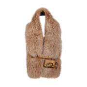 Fendi Fox Fanny Pack Stjälsjal Brown, Dam