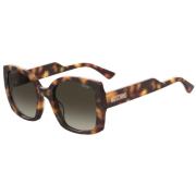 Moschino Brun Acetat Dam Solglasögon Brown, Dam