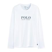 Ralph Lauren Långärmad Polo för Män White, Herr