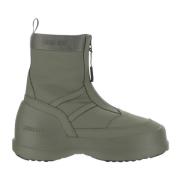 Moon Boot Gröna Nylon Dragkedjestövlar Green, Herr