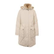 Woolrich Stiliga Vinterrockar Beige, Dam