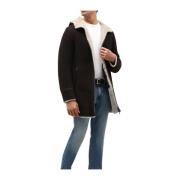 Boglioli Shearling Coat Brown, Herr