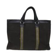 Burberry Vintage Pre-owned Canvas totevskor Black, Dam