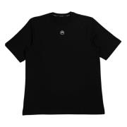 Marine Serre Svart Moon Logo Loose Fit T-shirt Black, Herr