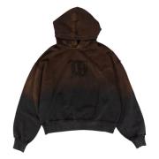 Misbhv Vintage Sunrise Grafisk Hoodie Brown, Herr