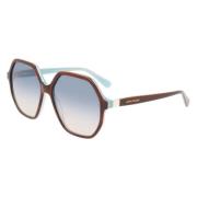 Longchamp Brun Acetat Dam Solglasögon Brown, Dam