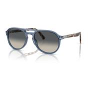 Persol Officina Solglasögon Transparent Blå Navy/Grå Skugga Blue, Unis...