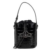 Vivienne Westwood Svart Daisy Dragsko Hinkväska Black, Dam