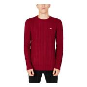 Tommy Jeans Herr Bordeaux Stickat av Tommy Hilfiger Red, Herr