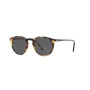 Oliver Peoples Vintage Dark Tortoise Black Sunglasses Multicolor, Herr