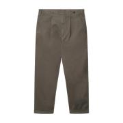 Gabba Brun Plisserade Chinos Brown, Herr