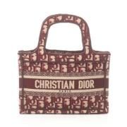 Dior Vintage Pre-owned Canvas handvskor Red, Dam